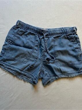 Republic Drawstring Women’s Shorts in Slate Blue